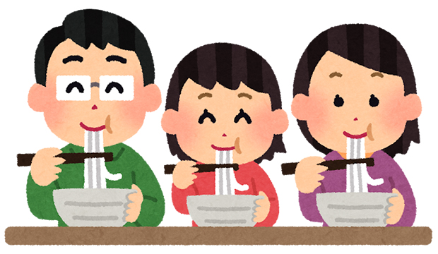 昼食のうどん